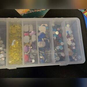 Craft buttons, scrapbooking,